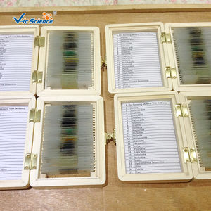 Estudiante gography enseñanza diapositivas geografía molienda sección diapositivas mineral molienda delgada diapositiva preparada - Product Image 3