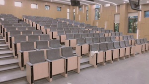 L'église en bois bancs teater chaises de salle Silla de théâtre de théâtre - Product Image 6