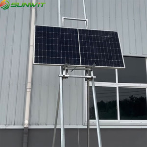 10 mét Thang gấp thang tấm cài đặt năng lượng mặt trời nâng lên bảng điều khiển gắn với nâng tự động - Product Image 5