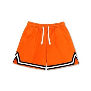 Shorts de basketball américains pour hommes adultes, été, fins, amples, respirants, séchage rapide, sport, polyester, tissage filé, coupe courte - Product Image 2