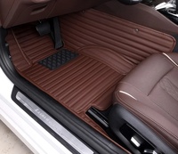 Tapis de voiture horizontal en cuir de luxe à motif 3D, haute précision, très élastique, facile à nettoyer, éponge de 10 mm d'épaisseur, collection 2026, vente chaude