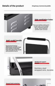 Machine à <span class=keywords><strong>sandwich</strong></span> au gaz Presse à <span class=keywords><strong>sandwich</strong></span> Commercial <span class=keywords><strong>Sandwich</strong></span> Grill Contact Press Single Plate Toaster Grill Manufacturing Factory - Product Image 6