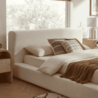 Juego de muebles de dormitorio con marcos de madera maciza de cama tamaño doble rey moderno de fabricantes de camas suaves camas tapizadas artificiales