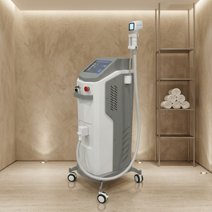Appareil de beauté au laser diode 808 nm avec puissance d'entrée de 1600 W, refroidissement semi-conducteur à eau et air avancé, appareil d'épilation pour salon - Product Image 1