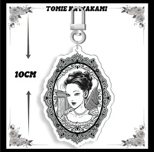 Llavero de acrílico de 10 cm de la serie de cómics de terror de <span class=keywords><strong>Junji</strong></span> <span class=keywords><strong>Ito</strong></span>, <span class=keywords><strong>Tomie</strong></span> Kawakami, adecuado para bolsos, llaves, regalos de cosplay, regalo perfecto para fans - Product Image 3