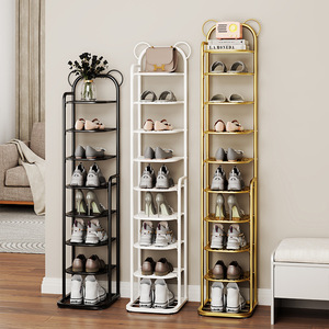 Étagère à chaussures Jinsheng en métal, multi-niveaux, gain de place, rangement intérieur, organisateur de baskets et de talons hauts X327S - Product Image 1