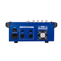 Console de mixage audio alimentée par USB Bluetooth 6 canaux avec amplificateur intégré