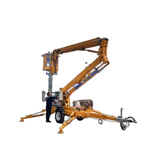 Elevador Articulado Telescópico a Diesel/Bateria, Plataforma de Elevação com Braço Articulado Tipo Aranha - Product Image 3