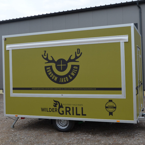 Camion de restauration à 2 étages avec moteur, pour crêpes, glaces et tacos - Product Image 1