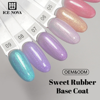 Base Coat en Caoutchouc Doux Sans Danger Sans HEMA Sans TPO, Base Coat de Construction pour Ongles et Gel de Couleur 2 en 1 pour French Manucure