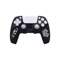 Housse de Protection Anti-transpiration en Silicone colorée pour manette de jeu Ps5, deux poignées antidérapantes