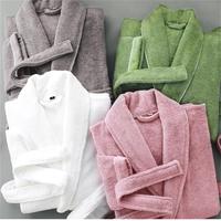 Robes de luxe unisexe hiver Robes de couchage hôtel coton Robes femmes
