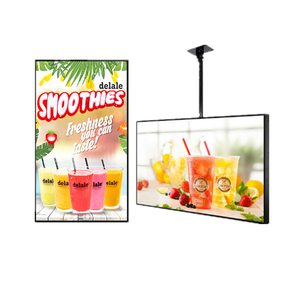 Schermo LCD da 49 pollici ad alta luminosità ultra sottile con finestra Lcd a doppio lato appesa a parete Digital <span class=keywords><strong>Signage</strong></span> - Product Image 6