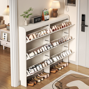Gabinete <span class=keywords><strong>de</strong></span> Zapatos blanco con tocadiscos ultrafino, gabinete <span class=keywords><strong>de</strong></span> <span class=keywords><strong>entrada</strong></span> Interior <span class=keywords><strong>de</strong></span> puerta <span class=keywords><strong>de</strong></span> <span class=keywords><strong>casa</strong></span> 2025 nuevo modelo <span class=keywords><strong>de</strong></span> almacenamiento caliente en Zapatero doméstico - Product Image 2