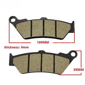 Accessoires de freinage, plaquettes de frein à disque pour moto, adaptées aux modèles NK650, FA209, CF400 (Chunfeng), plaquettes de frein avant et arrière - Product Image 2