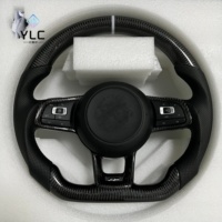 Volant en cuir pleine fleur en promotion pour Volkswagen Golf 7 GTI Golf R MK7 pour VW Polo GTI Jetta Passat B8 Tiguan Sharan Touran