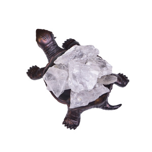 Ornamenti di <span class=keywords><strong>Tartaruga</strong></span> in Cristallo Bianco Naturale, Decorazioni per Aromaterapia e Artigianato Fai-da-Te, Tema Geometrico Cinese - Product Image 6