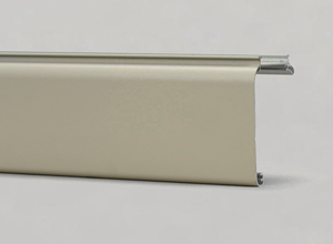 פרופיל אלומיניום מודרני זברה תריסי מסך מובנה מסילות ברזל וילון מובנה לשימוש יומיומי קורניס נמוך - Product Image 4