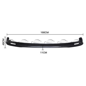 MUG Style Carbon Front Bumper Lip Chin Spoiler Front <b>Splitter</b> for Honda Civic EG 4D 1992-1995 Car Styling - Product Image 1
