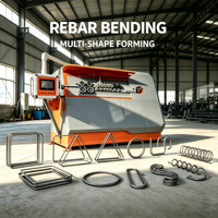 Prix usine – Machine de cintrage de barres d'armature en acier au carbone CNC à double ligne de 16 mm, entièrement automatique avec moteur de 5,5 kW et composants de roulement essentiels