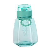 Bouteille d'eau avec logo personnalisé, sans BPA, en plastique, petite capacité, anti-fuite, gobelet portable pour le sport