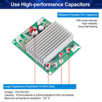 VIRE 110W * 2 Carte amplificateur numérique de scène arrière pure à double canal TPA3221 Classe D Subwoofer Amplificateur à double canal stéréo élevé