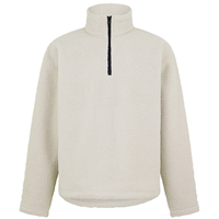 Hoodie Fleece OEM Berkualitas Tinggi Pria, Hoodie Lengan Panjang Pria dengan Resleting 1/4, Hoodie Pria