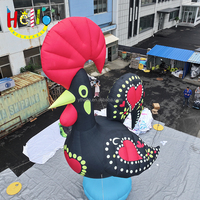 Modèle gonflable de coq de grand poulet gonflable extérieur de la publicité