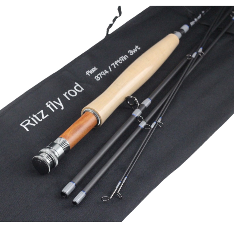 Combo Canne Mouche Carbone 7/8WT + Moulinet VM - Unifishing - Neuf