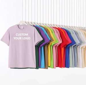 Camiseta de Cuello Alto para Hombre de Alta Calidad, Logotipo Personalizado, Ecológica, Transpirable, Mezcla de Algodón y Poliéster, Talla Grande, Impresión de Lujo - Product Image 3