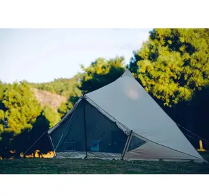 Sıcak TC kumaş büyük kamp branda çadır büyük kamp çadırı pamuk
