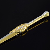 Film magique Seigneur des Anneaux Elfes Exclusif Épée Or Équipement Métal Artisanat Épée Porte-clés Cadeau 22cm