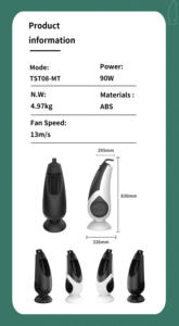 Orka Thuis Kantoor Elektrische Toren Ventilatie Ventilator Zonder Blaas Lucht Zuiveren Moderne Mechanische 4-Speed Plastic Doos Outdoor Hotel - Product Image 6