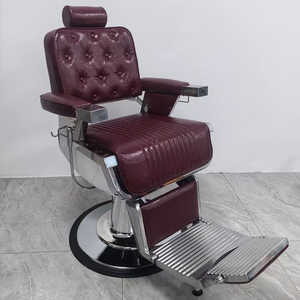 เก้าอี้ตัดผมโบราณ Belmont สีดําสําหรับร้านทําผมปรับเอนและเก้าอี้ตัดผมไฮดรอลิกลดราคาเฟอร์นิเจอร์ร้านเสริมสวยคุณภาพสูง - Product Image 6