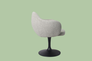 Sillón Moderno con Base <span class=keywords><strong>Tulip</strong></span>án, Tapizado, para Sala de Estar/Oficina/Dormitorio - Product Image 3