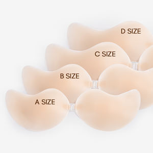 Kadın artı boyutu kaymaz silikonlu sutyen görünmez Push up düğün için askısız Backless yapışkan fincan sutyen asansör gece elbisesi elbise - Product Image 2