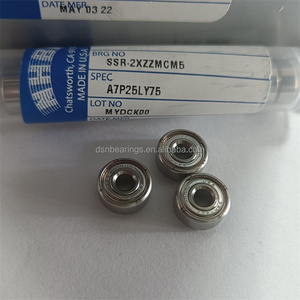 Roulement en acier inoxydable NHBB MB538DDFS464 SSRI-418ZZN RA7P25LY48 SSRI-6632ZZ RA7P25L01 SSRI-3332ZZ HA5P25L01 pour perceuse à denture - Product Image 6
