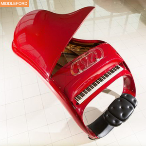 Piano de salon rouge et blanc à <span class=keywords><strong>prix</strong></span> compétitif pour meubles, piano à queue - Product Image 2