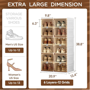 Gabinete de almacenamiento de juguetes para niños domésticos, caja de almacenamiento plegable, estante de almacenamiento de pie - Product Image 3