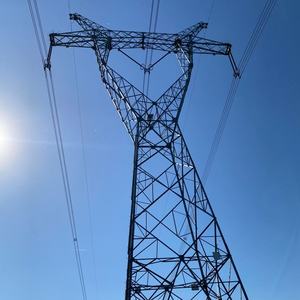 Tour de transmission en treillis d'acier galvanisé à chaud sur mesure pour la distribution d'énergie haute tension - Product Image 5