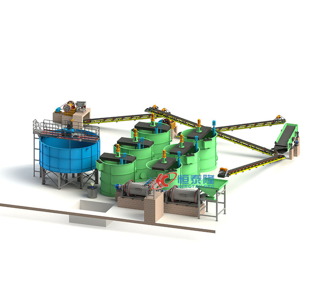 Gold Mine Carbon Leaching 50TPH Small Scale Cip Gold Processing Plant