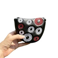 Nouvelle housse de putter de golf ODYSSE en polyuréthane avec fermeture auto-agrippante, modèles circulaires, semi-circulaires et à barre droite pour putter