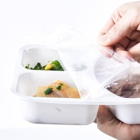 couleur avion four ovable bandeja CPET thermoforme plateau en plastique CPET récipient alimentaire CPET avec film d'étanchéité