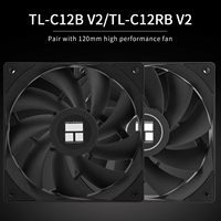 Thermalright Burst Assassin 120 EVO Dark CPU Cooling Fan Cooler Dual PWM Fans and Double Towers for AM4/AM5