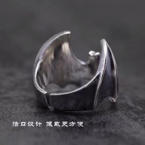 Venta caliente moda Europa Estados Unidos superventas Vintage aleación murciélago anillo personalizado Hip Hop Punk murciélago anillo abierto para hombres - Product Image 2
