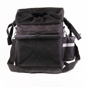 Logo personnalisé <span class=keywords><strong>Chien</strong></span> Vélo Panier Transporteur Pliable Vélo Avant Pet <span class=keywords><strong>Sac</strong></span> À Dos Top Cordon Animal Voyage <span class=keywords><strong>Sac</strong></span> - Product Image 4
