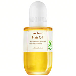 Huile capillaire nourrissante et blanchissante à l'huile d'argan, sans rinçage, pour cheveux secs, bouclés, colorés et permanentés - Product Image 1