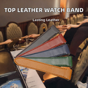 Meilleures ventes Bracelets de montre en cuir véritable Cartie Santo 21 mm Insertion métallique à dégagement rapide Bracelet de montre Jinkaiyue CRP251B-2 Vente en gros - Product Image 2