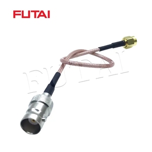 Câble de raccordement RF BNC femelle vers SMA mâle, câble coaxial flexible RG316 à faible perte, haute fréquence, pour <span class=keywords><strong>antenne</strong></span> radio - Product Image 3