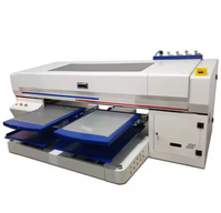 Imprimante DTG double station, imprimante jet d'encre DTG pour t-shirts, sweats à capuche, pantalons, imprimante textile avec 3 ou 4 têtes d'impression Epson I3200
